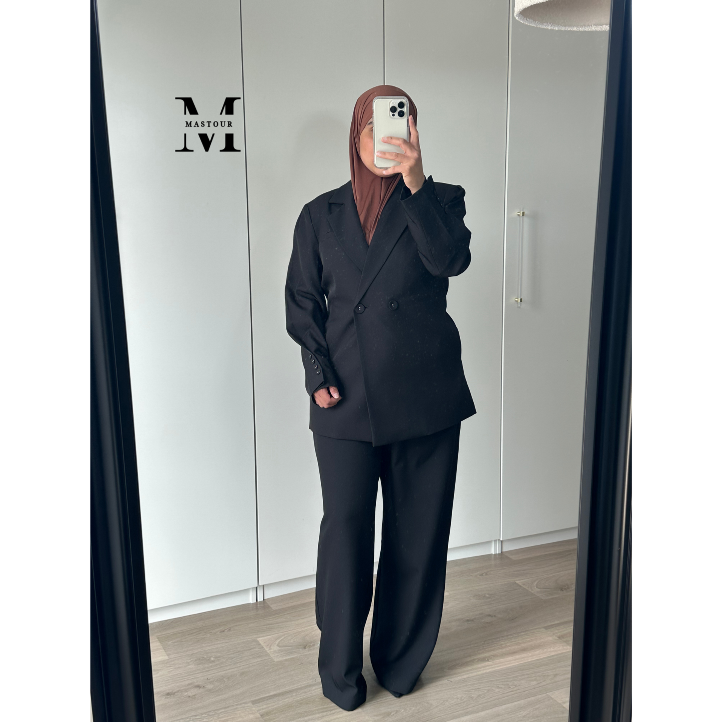 Pantalon Tailleur Noir
