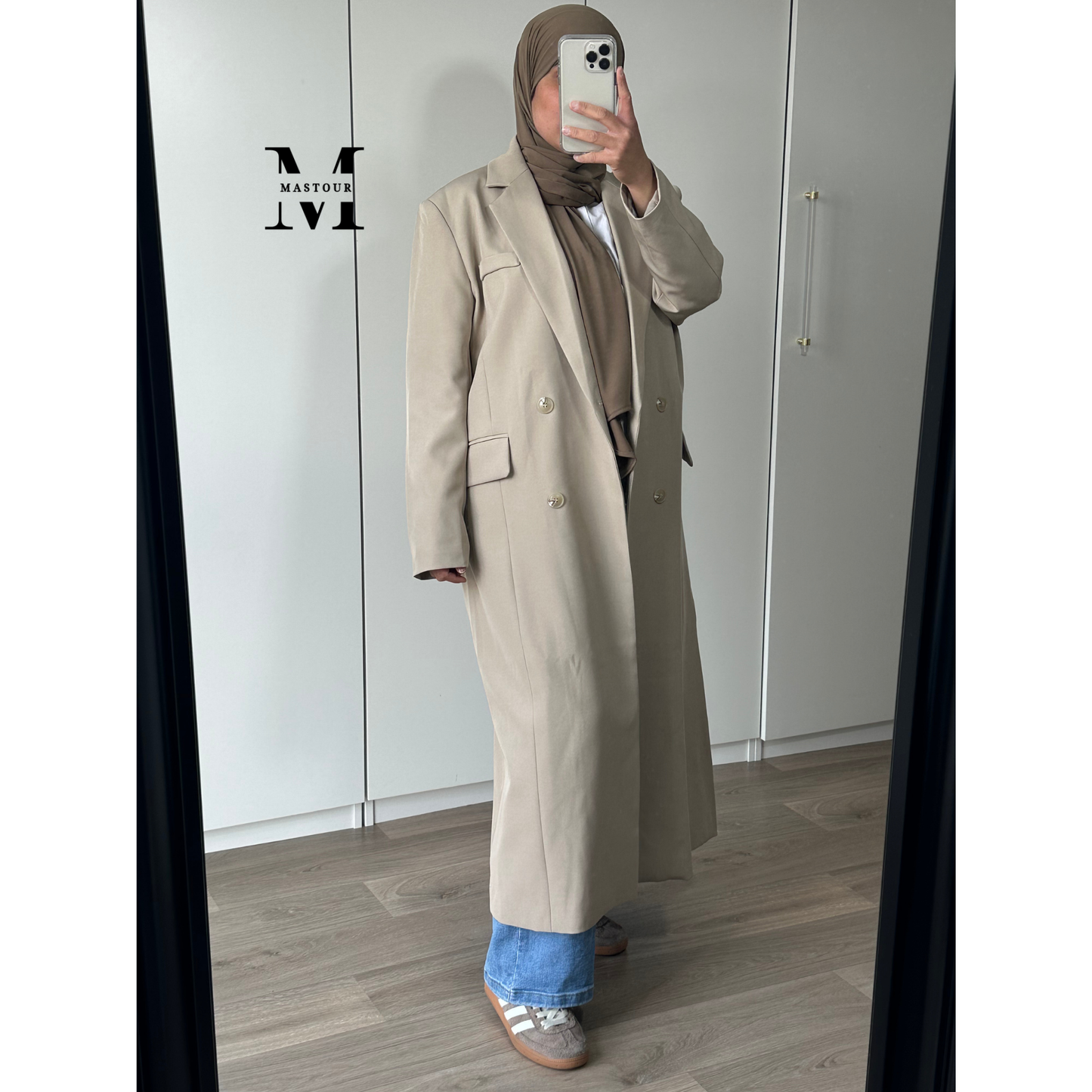 Blazer long beige