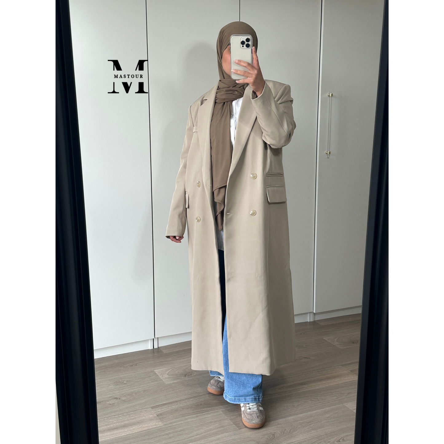 Blazer long beige