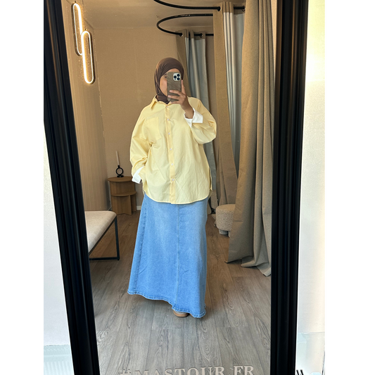 Chemise Jaune Pastel