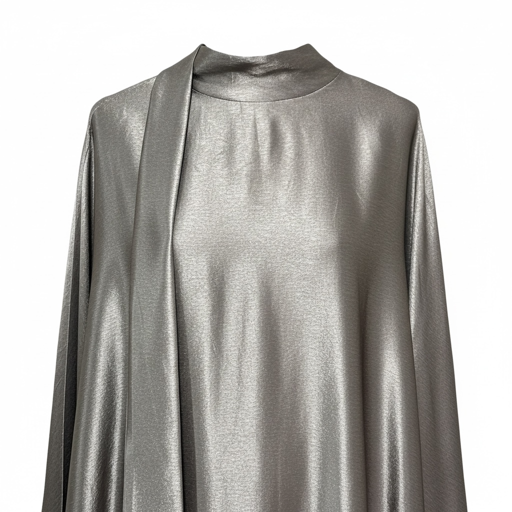 Abaya papillon Taupe