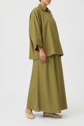 Ensemble Jupe Oversize - Vert Olive