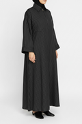 Robes à Rayures légère - Noir