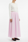 Jupe Effet Cloche - Rose pastel