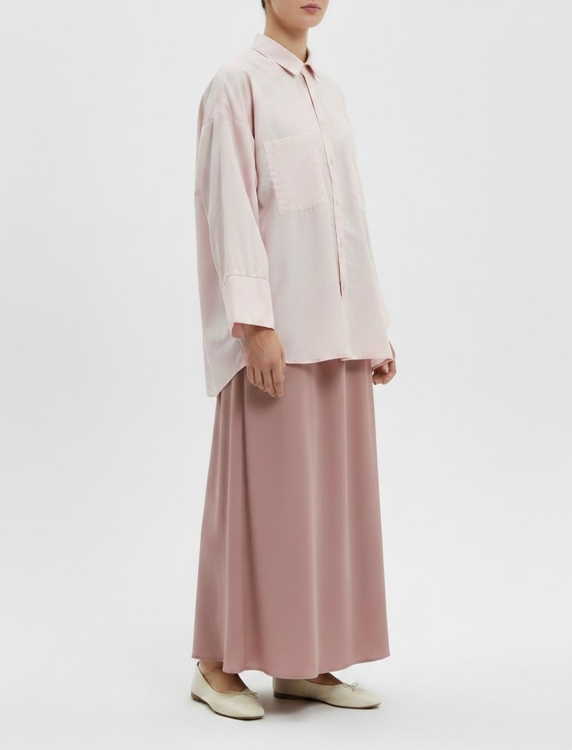 Chemise Asymétrique - Rose