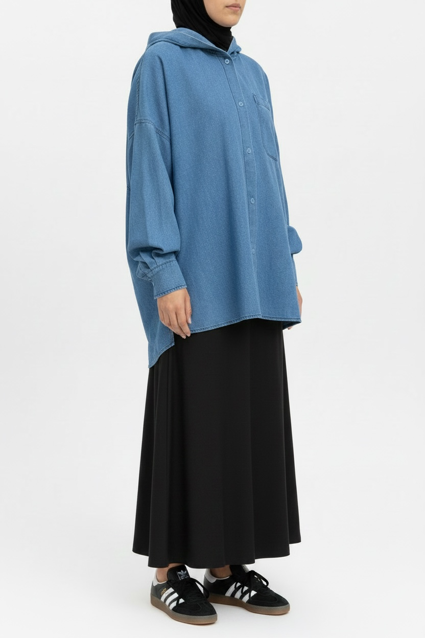 Chemise Oversize en Jeans